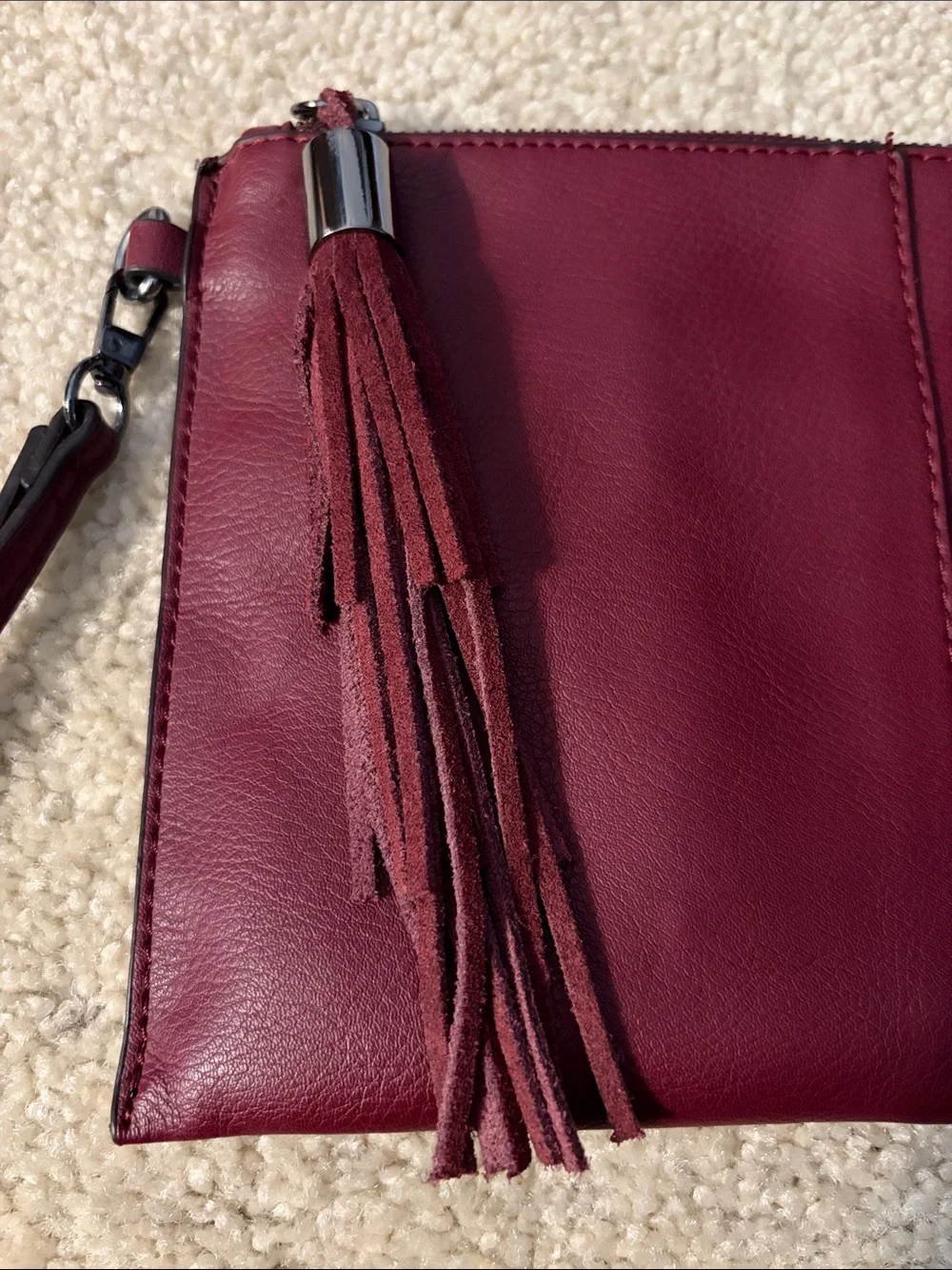 Inc International Concepts Women’s Molyy Party Wristlet Clutch In Burgundy
